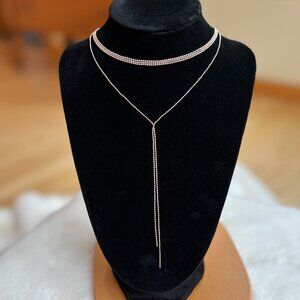 8 Other Reasons Everybody Has Reasons Rose Gold Tone Lariat Ball Chain Necklace